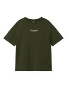 Nkmbrody Ss Nreg Top Noos Tops T-shirts Short-sleeved Khaki Green Name...