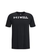 Ua I Wll Ss Sport T-shirts Short-sleeved Black Under Armour