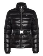 Tjw Branded Belt Down Jacket Fôret Jakke Black Tommy Jeans