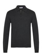 Orbit Rws Tops Knitwear Half Zip Jumpers Grey Tiger Of Sweden