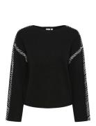 Yasstitcha Ls Knit Pullover S. Noos Tops Knitwear Jumpers Black YAS