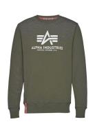 Basic Sweater Designers Sweat-shirts & Hoodies Sweat-shirts Green Alph...