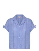 Begonia - Pyjama Shirt Pyjamas Blue Etam