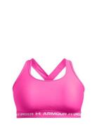 Crossback Mid Bra& Sport Bras & Tops Sports Bras - All Pink Under Armo...