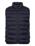 Quilted Gilet Fôret Vest Navy Mango