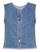 Madine Tops T-shirts & Tops Sleeveless Blue Baum Und Pferdgarten