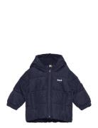 Puffer Jacket Fôret Jakke Navy BOSS