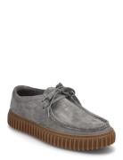 Torhill Lo G Semskede Boots Snøresko Grey Clarks