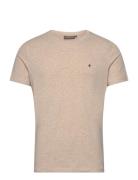 James Tee Designers T-shirts Short-sleeved Beige Morris