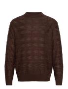 Rrdax Knit Boxy Fit Tops Knitwear Round Necks Brown Redefined Rebel