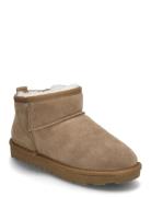 Teddy Boot Low Snørestøvletter Støvletter Beige Sofie Schnoor