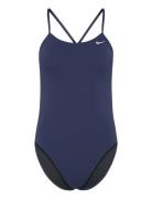 Nike Hydrastrong Solid Cutout Piece Sport Swimsuits Navy NIKE SWIM