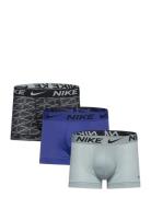 Trunk 3Pk Boksershorts Multi/patterned NIKE Underwear