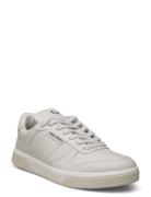 B300 Textured Leather Lave Sneakers Cream Fred Perry