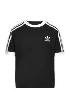 3 Stripe Tee Sport T-shirts Short-sleeved Black Adidas Originals