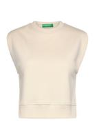 Sleeveless Sweater Tops T-shirts & Tops Sleeveless Beige United Colors...