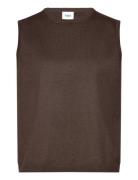 Milasz Vest Vests Knitted Vests Brown Saint Tropez