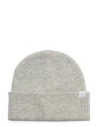 Wayne Wool Beanie Accessories Headwear Beanies Grey Les Deux