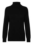 Jerry Knit Tops Knitwear Turtleneck Black Noella