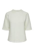 Yasanne 2/4 Knit S. Tops Knitwear Jumpers White YAS