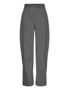 Curved Leg Pants Bottoms Trousers Wide Leg Grey REMAIN Birger Christen...