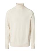 Tomas Turtle Neck Sweater Tops Knitwear Turtlenecks White Lexington Cl...