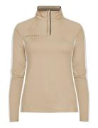 Skyler Half Zip Sport Sweat-shirts & Hoodies Fleeces & Midlayers Beige...