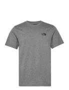 M Ss Simple Dome Tee Sport T-shirts Short-sleeved Grey The North Face