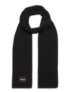 Zevon_C Accessories Scarves Winter Scarves Black HUGO