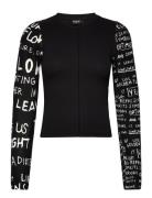 Rebe Tops T-shirts & Tops Long-sleeved Black Desigual