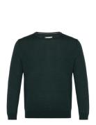 Extrafine Merino Wool C-Neck Tops Knitwear Round Necks Green GANT