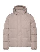 Jjebradley Puffer Hood Sn Fôret Jakke Beige Jack & J S