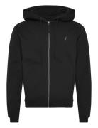 Raven Hoody Tops Sweat-shirts & Hoodies Hoodies Black AllSaints