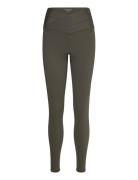 Studio Cross Tights Sport Running-training Tights Khaki Green Björn Bo...