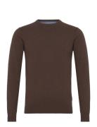 Inancona Crewneck Tops Knitwear Round Necks Brown INDICODE