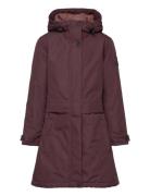 Mullie Jr. Parka W-Pro 10000 Parkas Jakke Burgundy Whistler