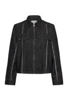 Penny Jacket Dongerijakke Denimjakke Black Hosbjerg