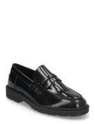 Jfwdax Leather Loafer Styd Noos Mokasiner Lave Sko Black Jack & J S