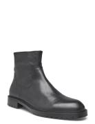 T43-5100 Semskede Boots Snøresko Black TGA By Ahler