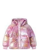 Nkfmalan Puffer Jacket Foil Fôret Jakke Pink Name It