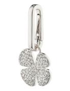 Charm Recycled Clover Pendant Halskjede Anheng Silver Pilgrim