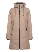 Fqrain-Jacket Outerwear Rainwear Rain Coats Brown FREE/QUENT