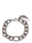 Harper Chunky Bracelet Clear/Silver Accessories Jewellery Bracelets Ch...