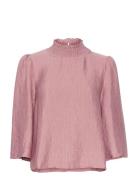 Kavictoria Blouse Tops Blouses Long-sleeved Pink Kaffe