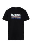 Hmltukas T-Shirt S/S Sport T-shirts Short-sleeved Black Hummel