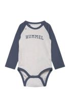 Hmlblixen Body L/S Langermet Bodysuit White Hummel