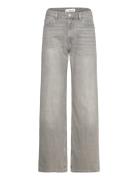 Miami Medium-Rise Straight-Fit Jeans Bottoms Jeans Wide Grey Mango