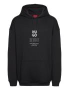 Dflohood Tops Sweat-shirts & Hoodies Hoodies Black HUGO