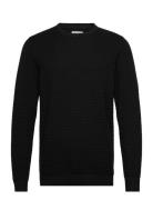 Jjotto Knit Crew Neck Ln Tops Knitwear Round Necks Black Jack & J S