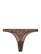 Mesh Thong Stringtruse Undertøy Brown Understatement Underwear